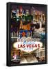 'Las Vegas Casinos And Hotels Montage' Print | AllPosters.com