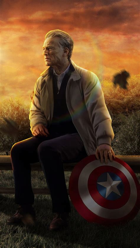 1080x1920 Captain America Old In Avengers Endgame Iphone 7,6s,6 Plus ...