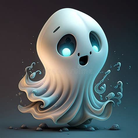 Cartoon ghost character stock image. Image of ireland - 268313459