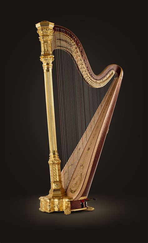 A stately harp designed by Lyon & Healy in the late 1800s, the Style 26 integrates nineteenth ...