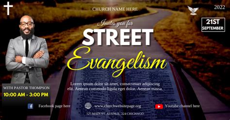 Copia de Street Evangelism flyer | PosterMyWall