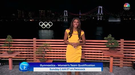 Maria Taylor makes first appearance for NBC at Tokyo Olympics