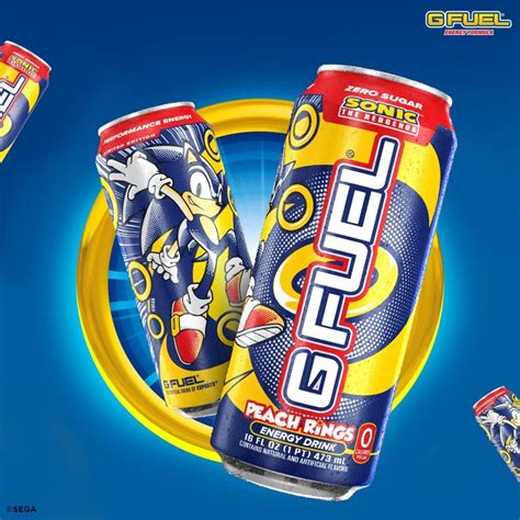 SEGA and G Fuel Cook Up Sonic the Hedgehog Energy Drink