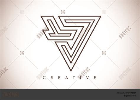 V Letter Monogram Vector & Photo (Free Trial) | Bigstock