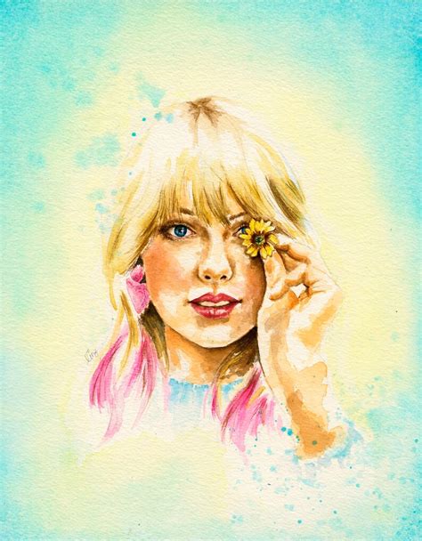Taylor Swift Lover Era Watercolor Digital Download | Etsy