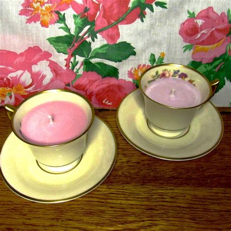 Teacup Candle - Etsy