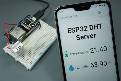 ESP32 DHT11/DHT22 Web Server using Arduino IDE | Random Nerd Tutorials ...