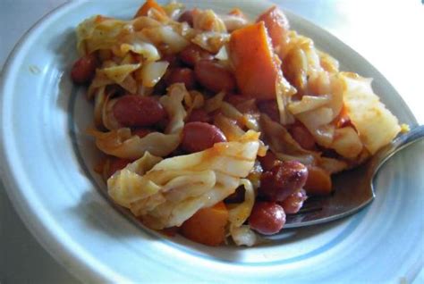 Cabbage & Beans | VegWeb.com, The World's Largest Collection of Vegetarian Recipes