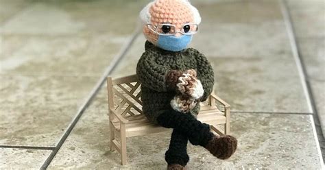 This Artist’s Bernie Sanders Mittens Crochet Went Viral So She’s ...