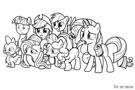 My Little Pony coloring pages | Print and Color.com