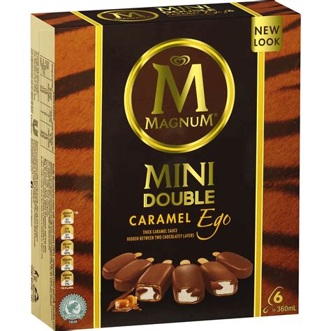 Magnum Mini Ice Cream Double Caramel 6 Pack | Woolworths