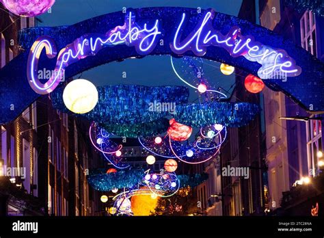 Carnaby Street Christmas lights 2023 Stock Photo - Alamy