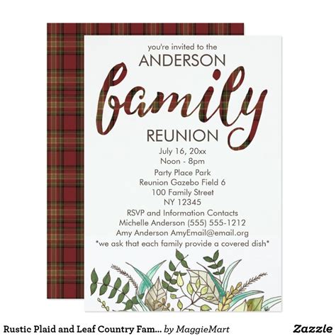 Pin on Family Reunion Announcements and Invitations - Personalized Postcards