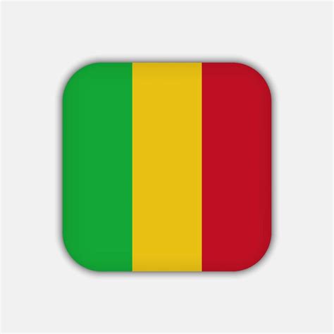 Mali flag, official colors. Vector illustration. 10942208 Vector Art at ...