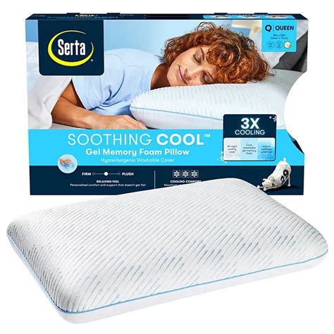 SensorGel Arctic Gusset Gel-Infused Memory Foam Pillow With Cool Coat ...