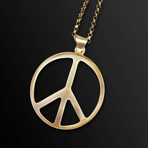 PEACE SIGN NECKLACE