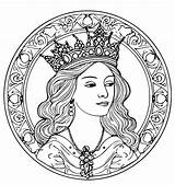 Queen Image coloring Page  Download Print Or Color Online For Free sketch template