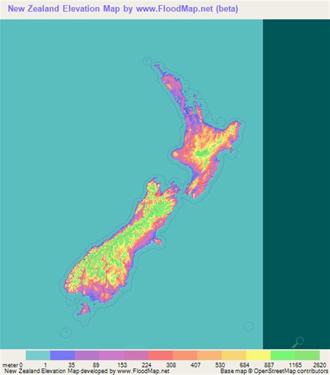 Elevation Of Whangaroa New Zealand Elevation Map Topo - vrogue.co