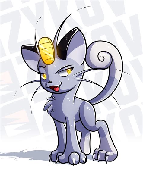 Alolan Meowth by ikuVaito on DeviantArt