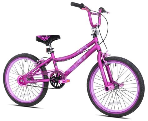 20" BMX Bike Girls 2-Cool Purple 1-Gear Kids-Age-8-12 and 48"-56"-Tall ...