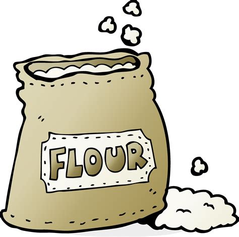 cartoon bag of flour 12283056 Vector Art at Vecteezy