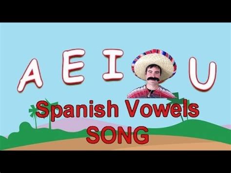 Spanish Vowels sing-along song (to the tune of "B-I-N-G-O") - YouTube