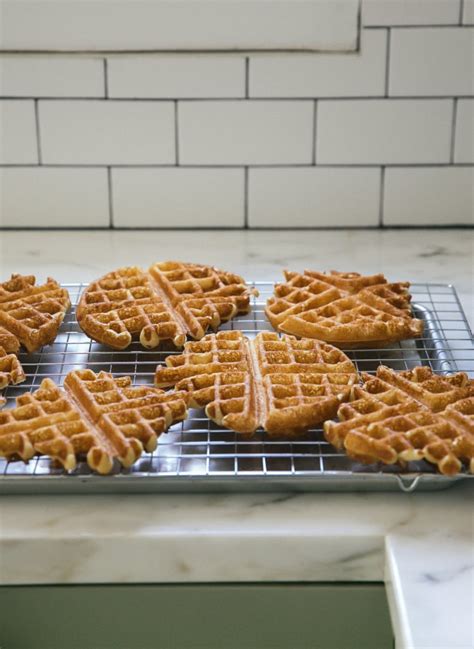 Light & Crispy Waffle Recipe - Very Crispy! - A Cozy Kitchen