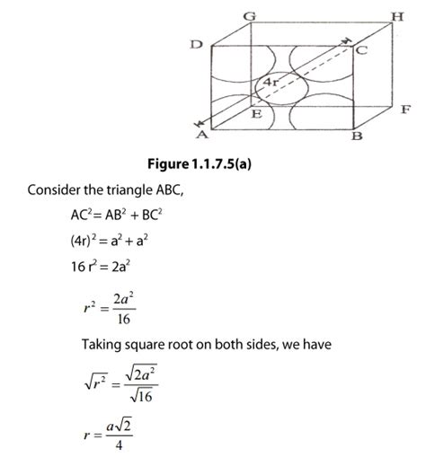 Face Centered Cubic Structure