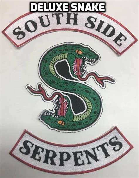 Riverdale Southside Serpents Embroidered Patch Cosplay Costume | Etsy