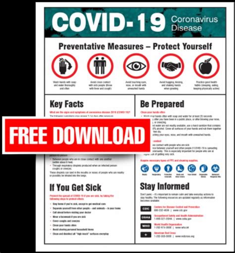 Download Free Coronavirus-Prevention Poster | MetalForming Magazine Article