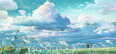 Aesthetic Anime Landscape Gif