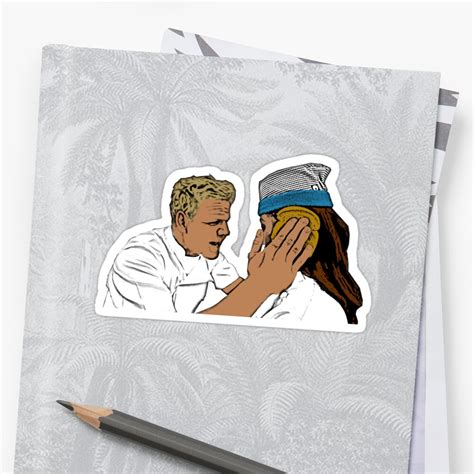 "Gordon Ramsay Idiot Sandwich" Sticker by jonathanwong96 | Redbubble