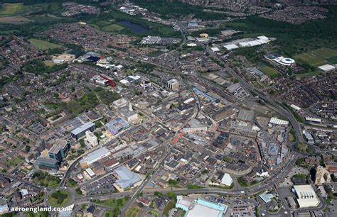 aeroengland | aerial photograph of Barnsley South Yorkshire England UK