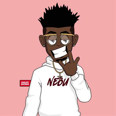 Download Nebu Kiniza in Gangster Cartoon Style Wallpaper | Wallpapers.com