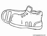 Shoe Coloring Pages To Print  Free Printable sketch template