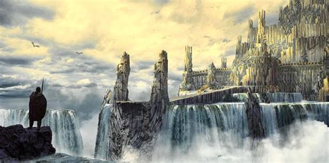 Valhalla | Fantasy landscape, Fantasy city, Concept art world