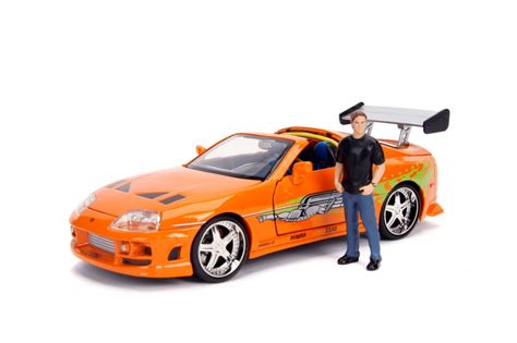 1:24 Toyota Supra w/ Brian O’Conner (Fast & Furious) | Metals Die Cast