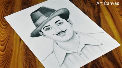 Bhagat Singh Drawing Bhagat Singh Sketch Freedom Fighter Of India | My XXX Hot Girl