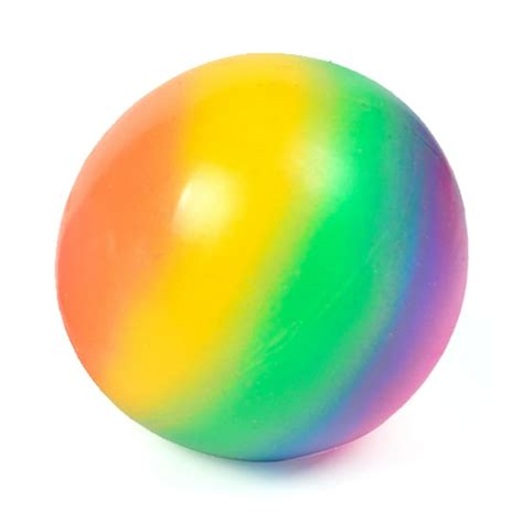 Colorful Rainbow Stress Balls Soft Foam TPR Squeeze Squishy Stress ...