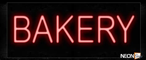 Bakery In Red Neon Sign - NeonSign.com