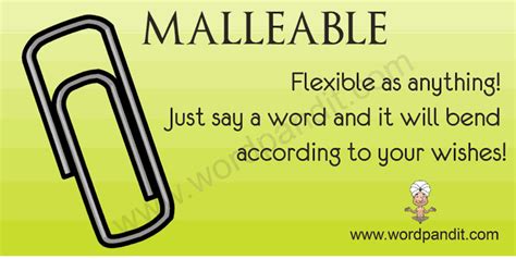 Malleable | Wordpandit