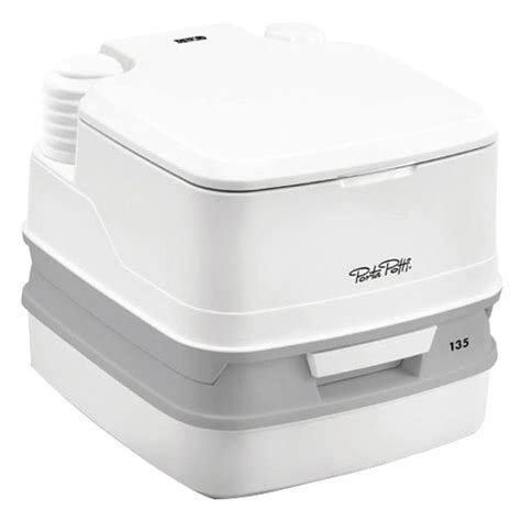 Thetford® - Porta Potti™ 135 White/Gray Plastic Portable Toilet - CAMPERiD.com