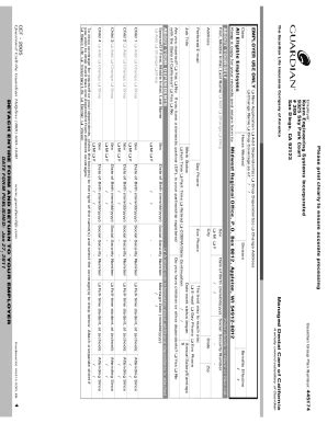 Fillable Online Guardian VSP Vision Change Form Fax Email Print - pdfFiller