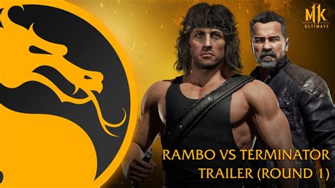 Mortal Kombat 11 Rambo vs. Terminator Gameplay Pits Icons Against One Another - MP1st