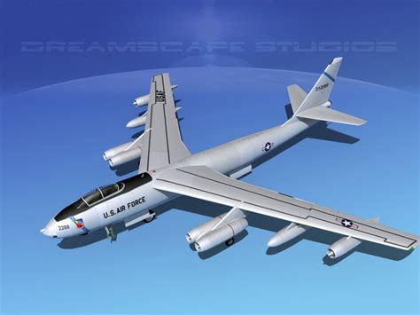 3d stratojet boeing b-47 bomber model