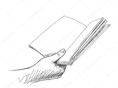 Hand Holding Book Drawing at GetDrawings | Free download