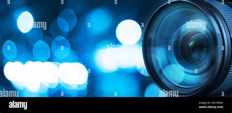 Photography camera lens, panoramic layout Stock Photo - Alamy