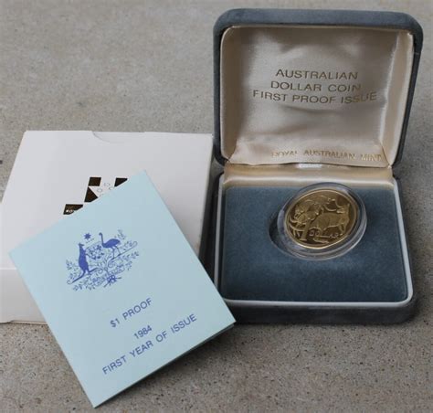 Australian One Dollar Coin - First Issue 1984 Proof - Campbells Online ...