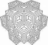 20  Free Printable Geometric Coloring Pages EverFreeColoringcom sketch template