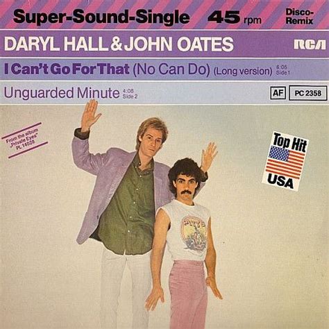 Ralph Carpenter Gossip: Hall And Oates I Can't Go For That Lyrics